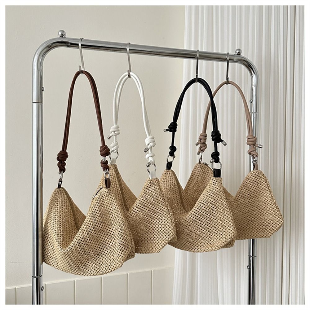 Women Bags Handmade - Large Capacity Woven Straw Bag Women