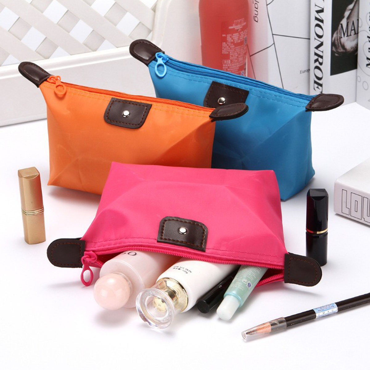 Women'S Bag - Women Foldable Candy Color Dumpling Travel