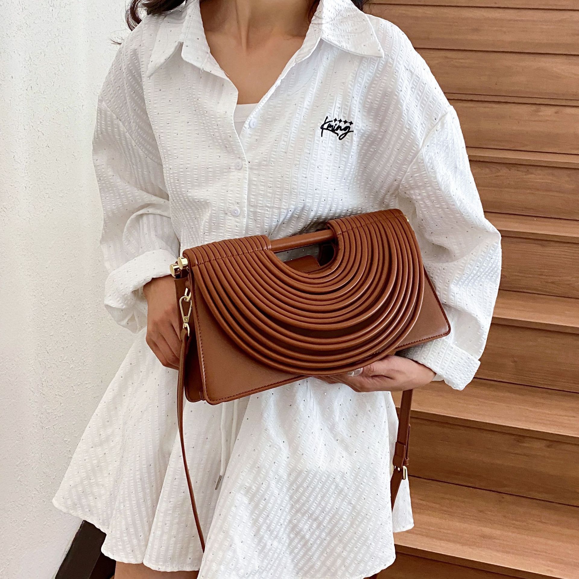 Women Bags Golden - Luxury Evening Handbag For Women Golden