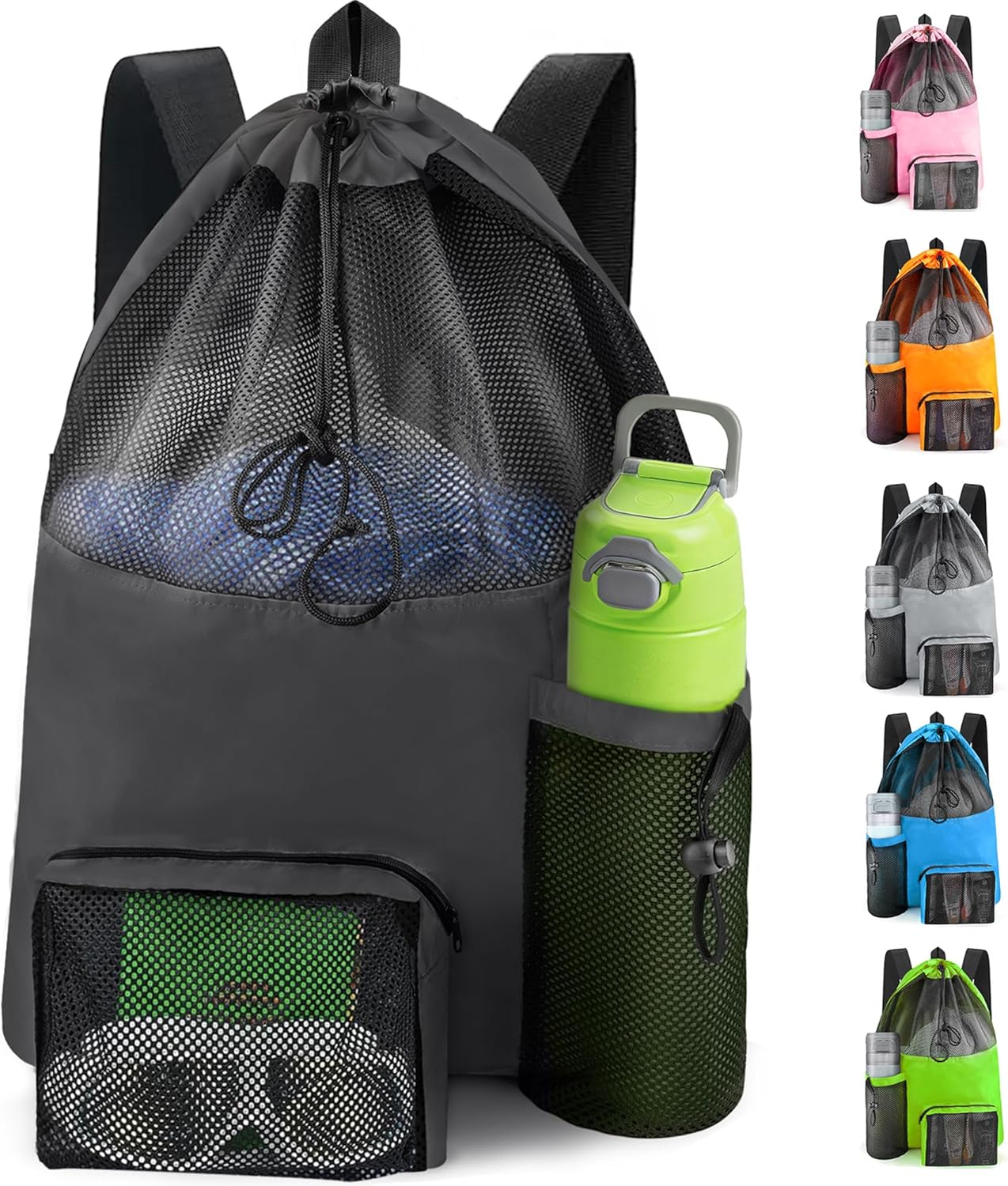 Women'S Bag - Swim Mesh Beach Bag, Waterproof Gym
