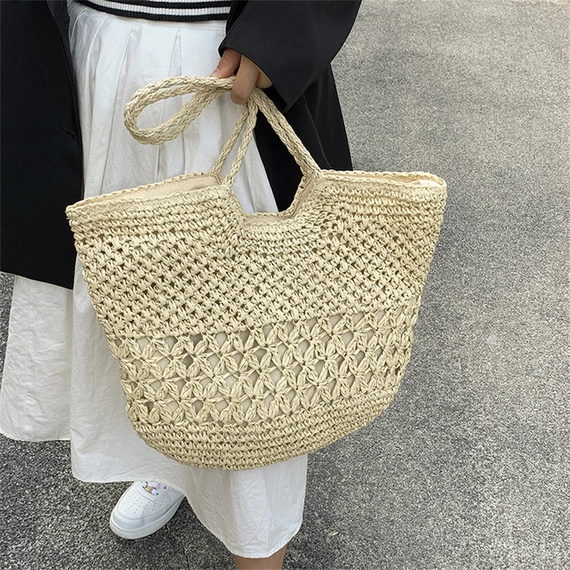 Casual Design Straw Weave Bags - Women Bags Handmade 리뷰 및 가격