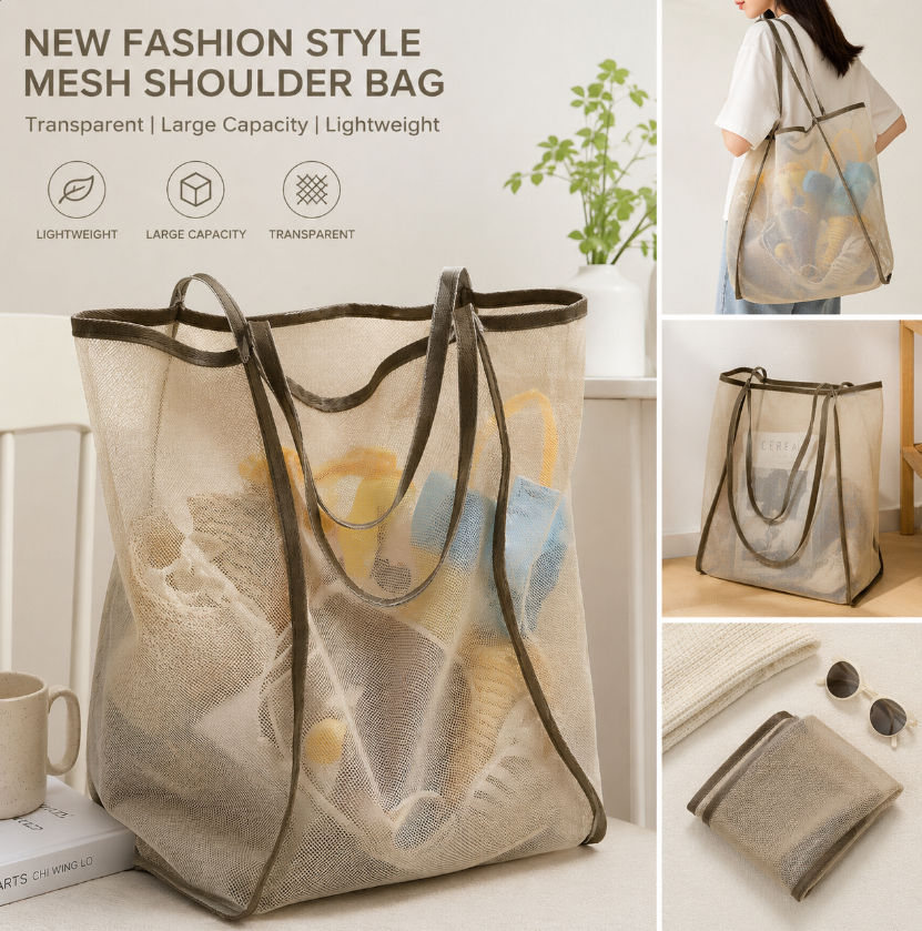 Mesh Beach Bag Lightweight, Br - Women'S Bag 리뷰 및 가격
