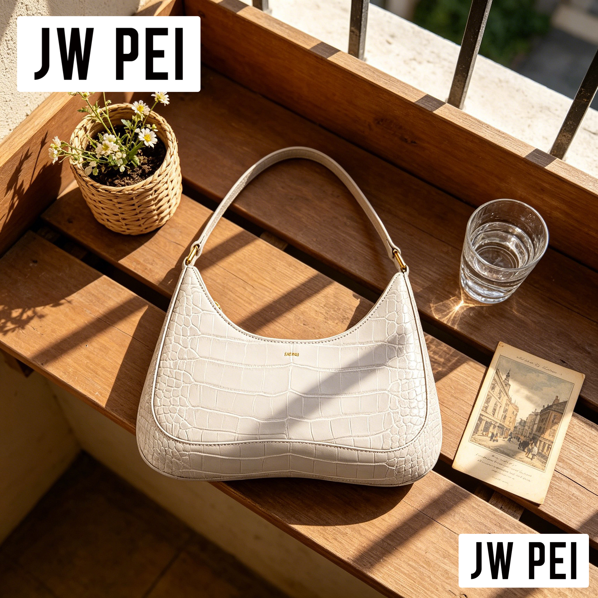 Korean Retro JW PEI Crocodile  - Women Bags Jw Pei 리뷰 및 가격
