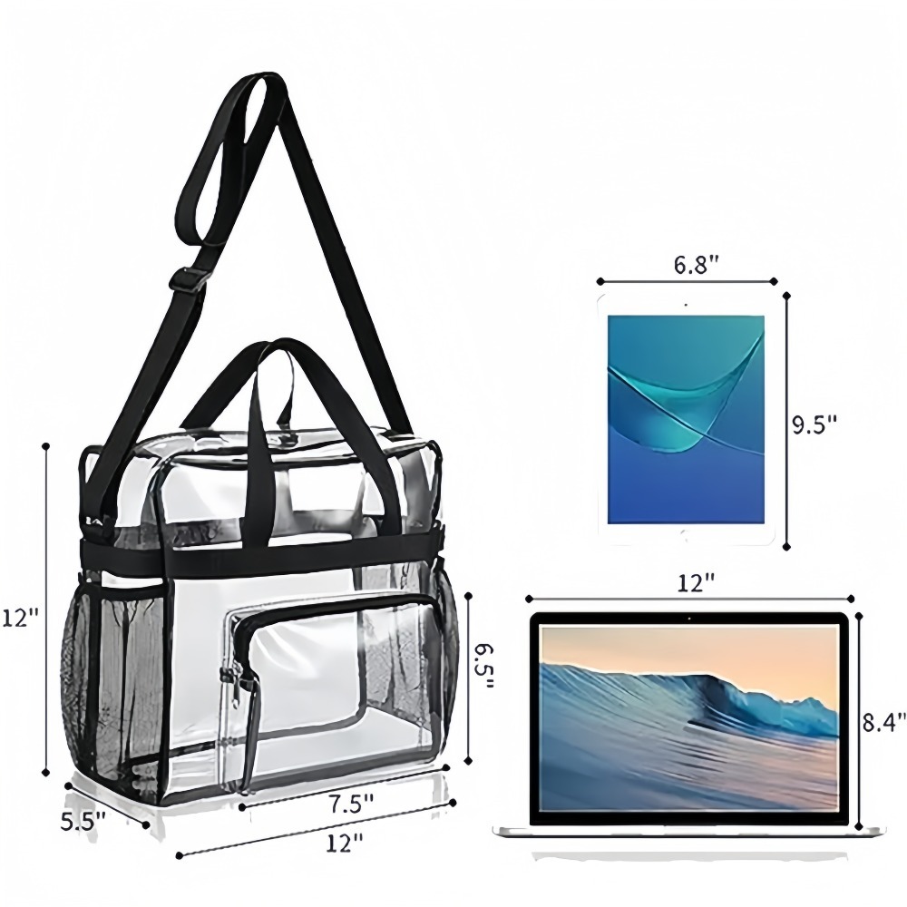 Clear Tote Bag Heavy Duty Plas - Women'S Bag 리뷰 및 가격