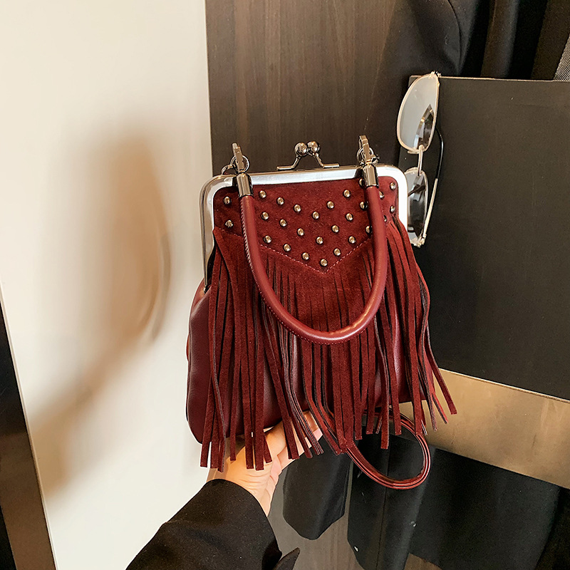Women's Fashion Rivet Handheld - Women Bags Collection 리뷰 및 가격