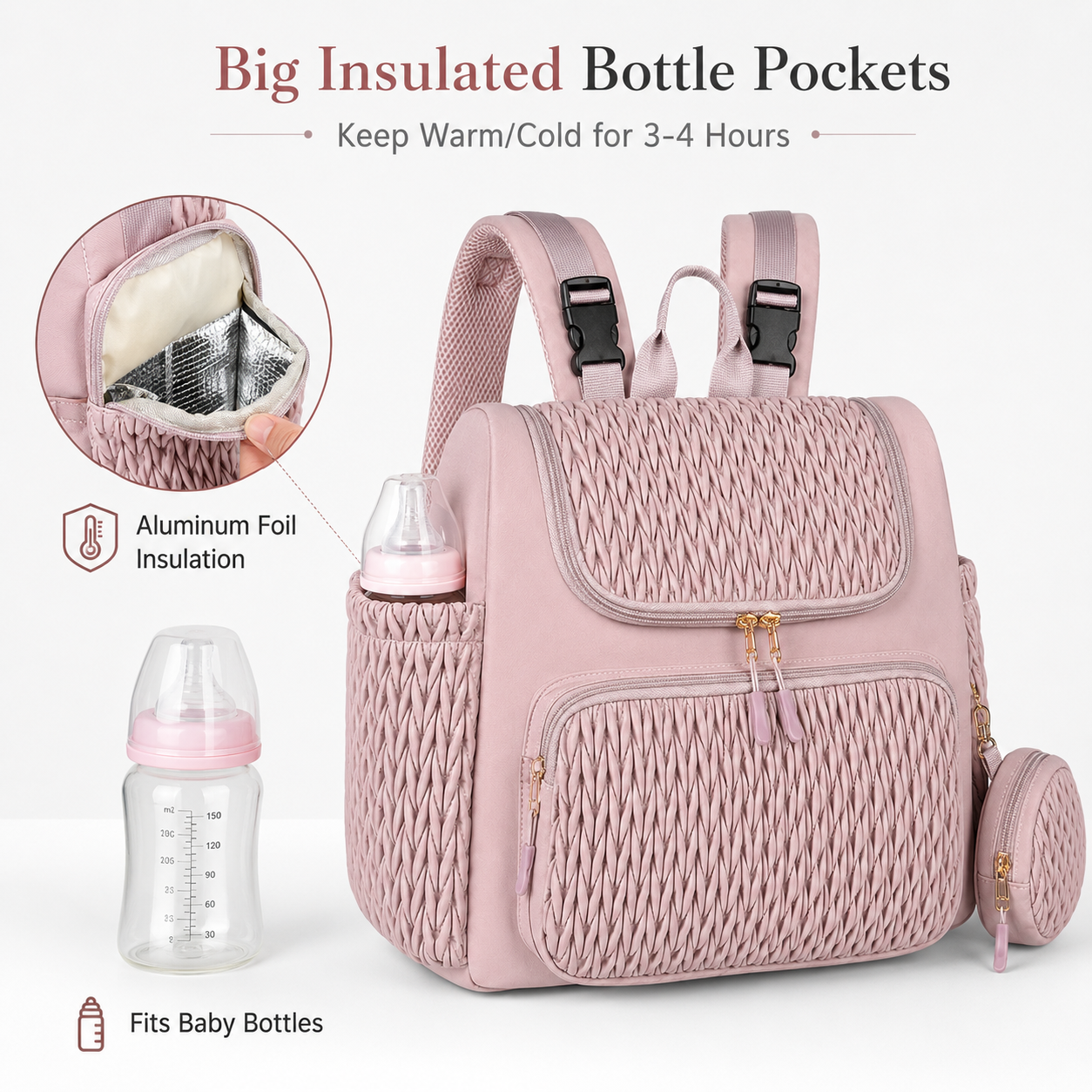 Large Capacity Diaper Bag Back - Women Bags Pk 리뷰 및 가격