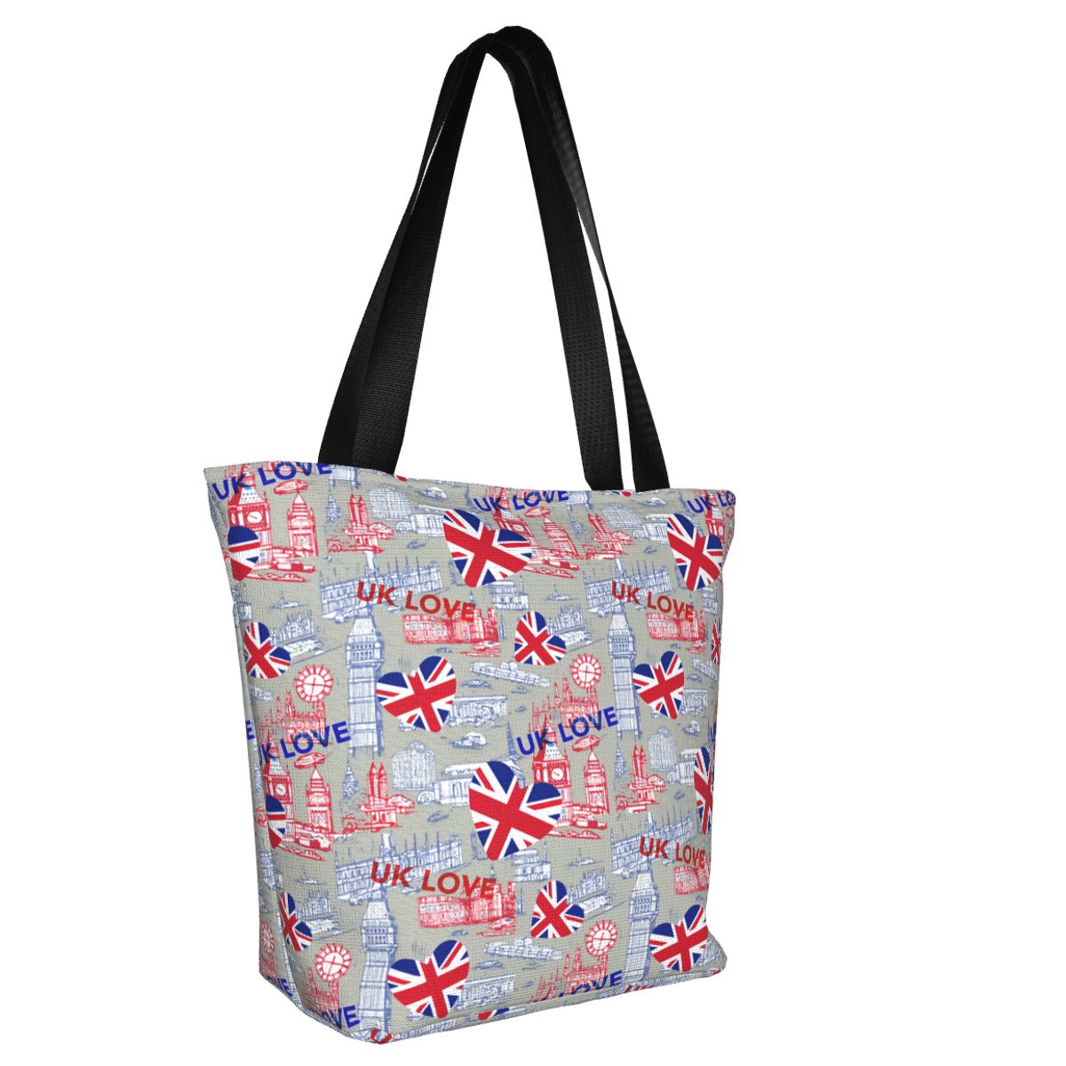 Custom Flag Of The UK Love Gro - Women Bags In Uk 리뷰 및 가격