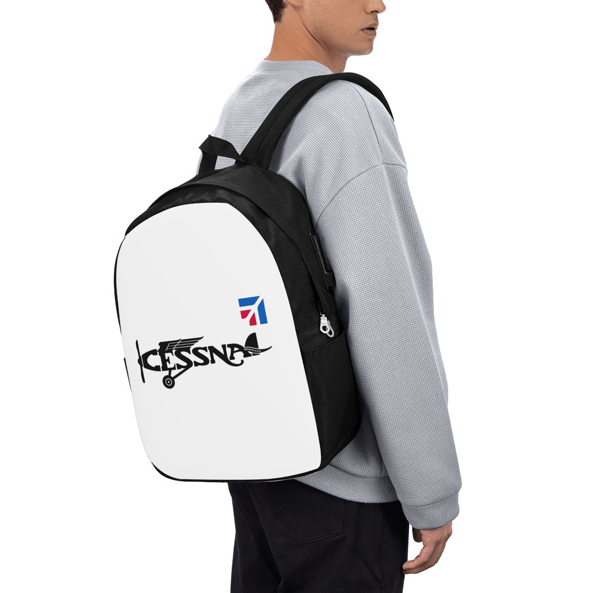 Cessna Logo Backpack Travel No - Women Bags College 리뷰 및 가격
