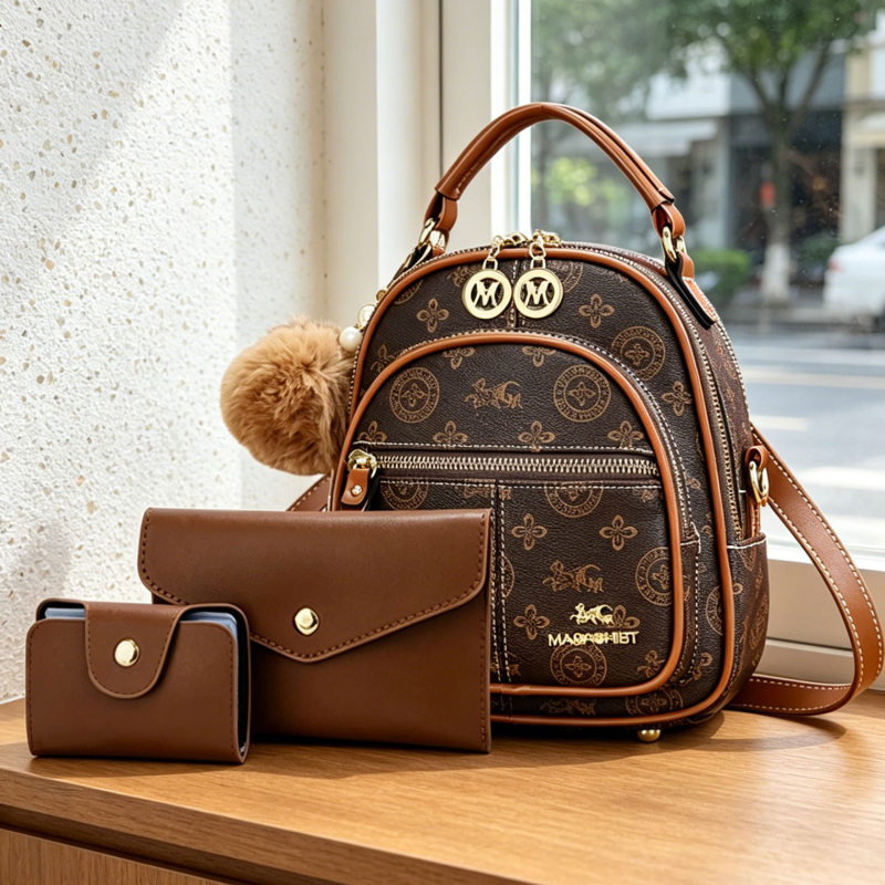 3-piece women's bag set, light - Women Bags Luxury 리뷰 및 가격