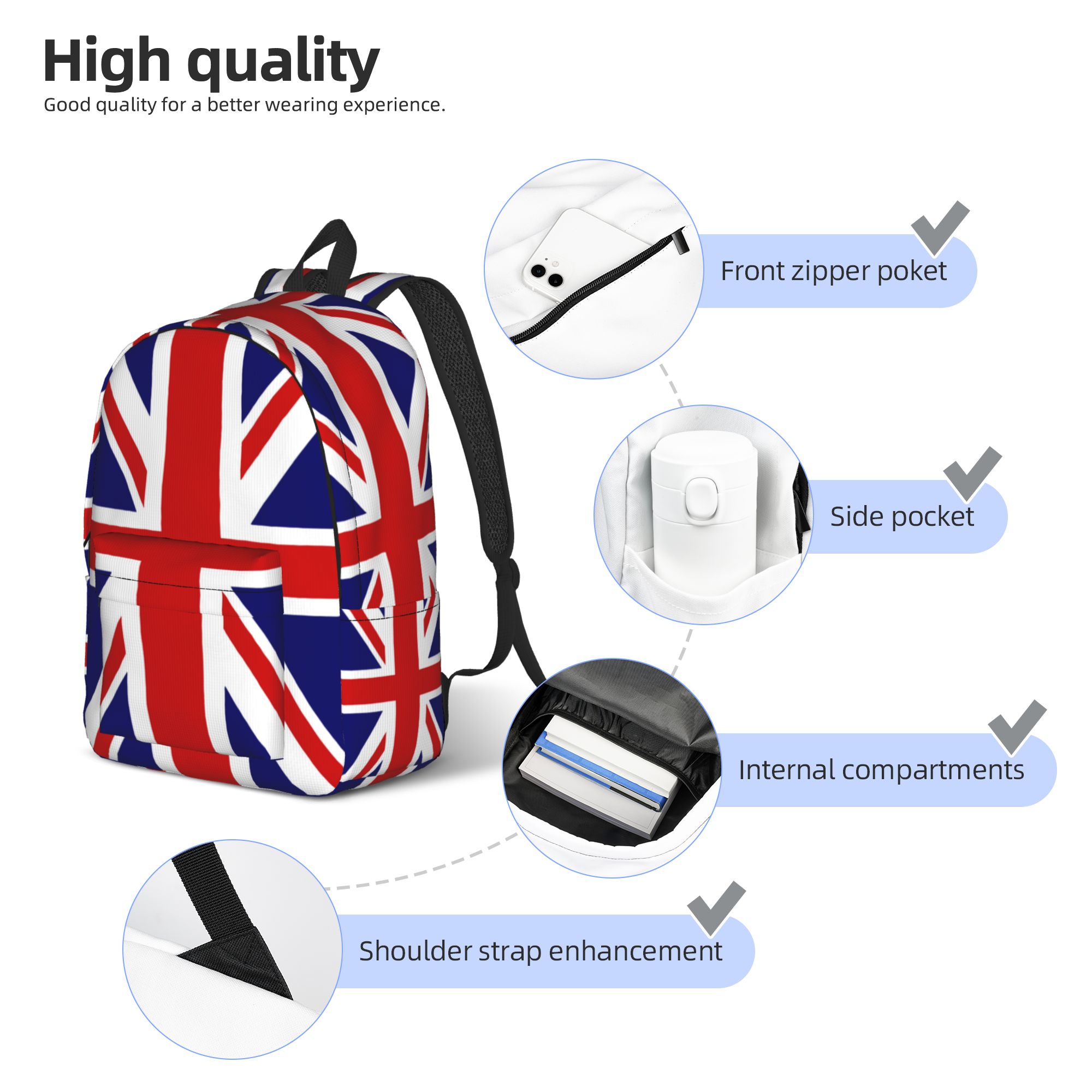 British flag Union Jack Backpa - Women Bags In Uk 리뷰 및 가격