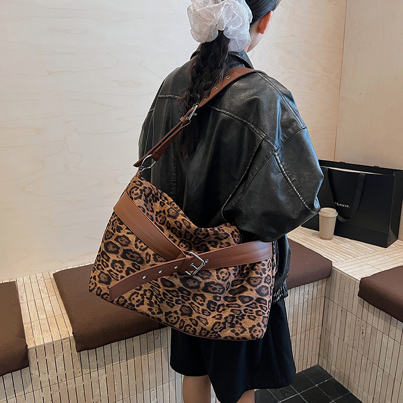 Fashion Faux Suede Leopard Sho - Women Bags Branded Sale 리뷰 및 가격
