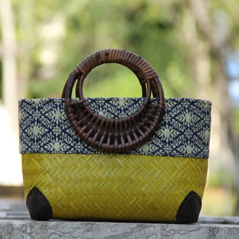 Retro Japanese Handmade Bamboo - Women Bags Vietnam 리뷰 및 가격