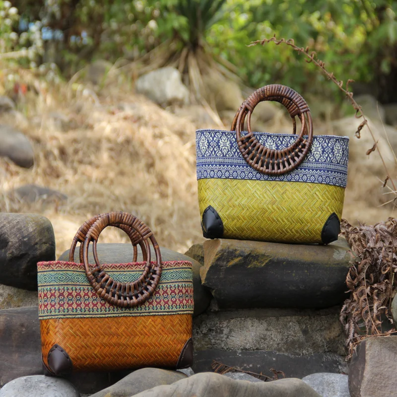 Retro Japanese Handmade Bamboo - Women Bags Vietnam 리뷰 및 가격