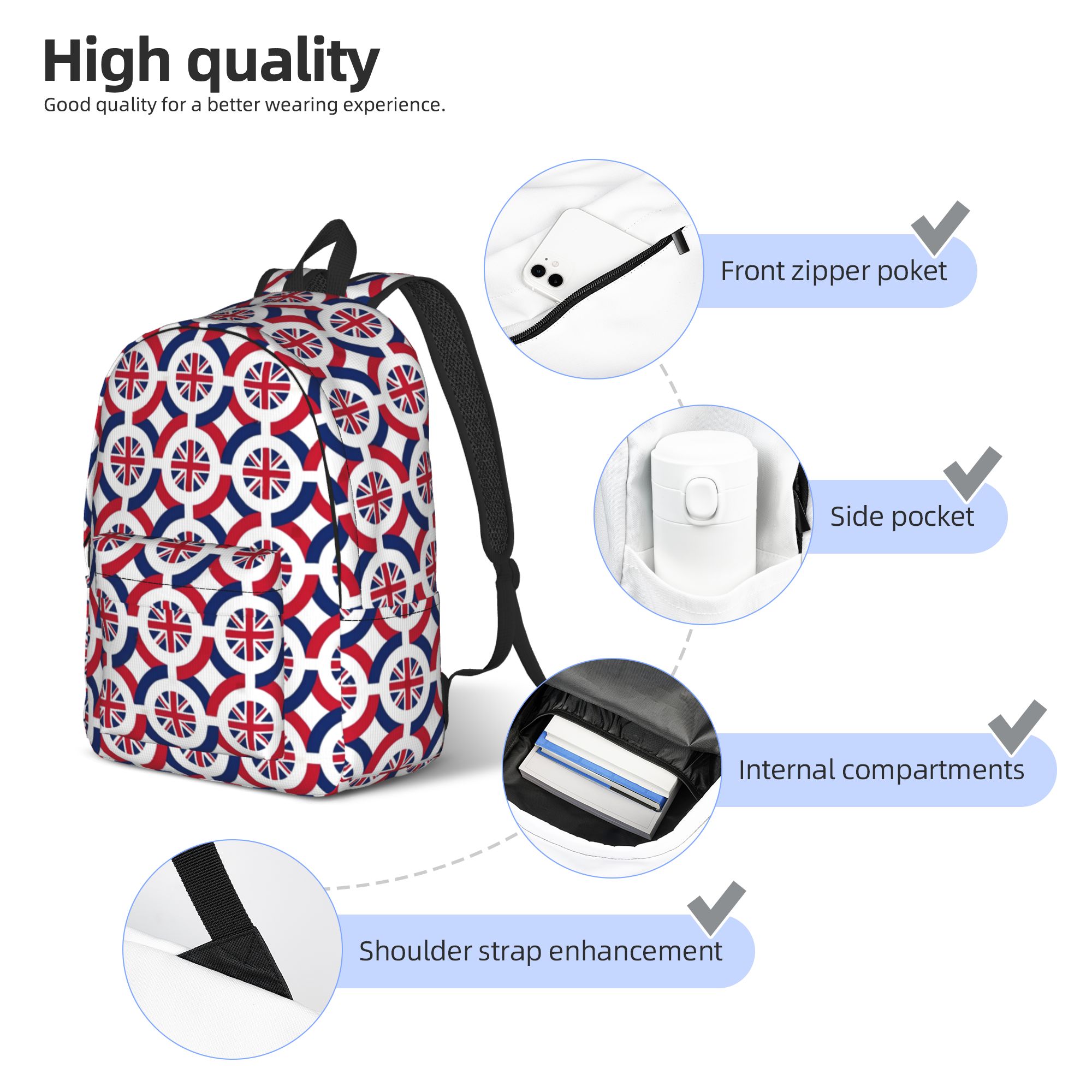 Union Jack Flag Of The UK Cool - Women Bags In Uk 리뷰 및 가격