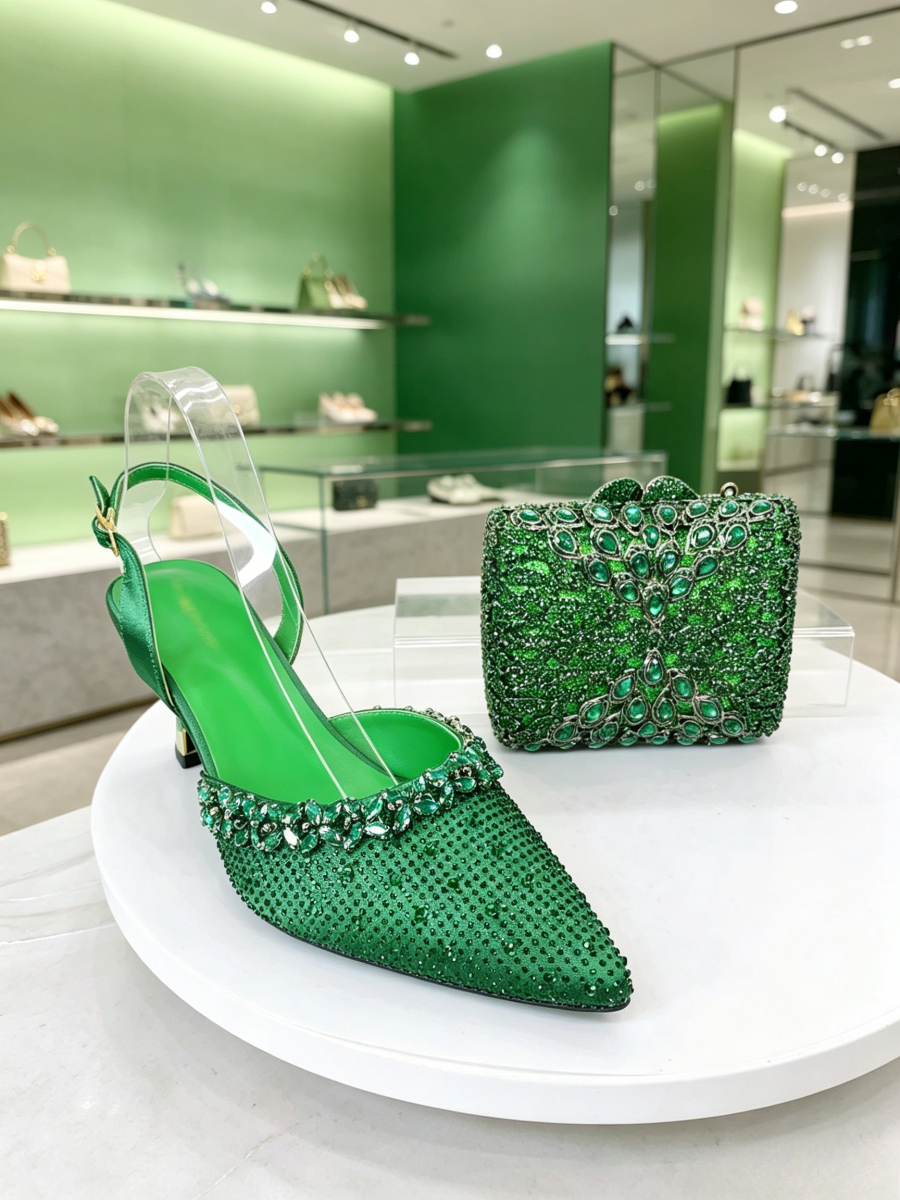 Bright Emerald Green Full Rhin - Women Bags Luxury 리뷰 및 가격