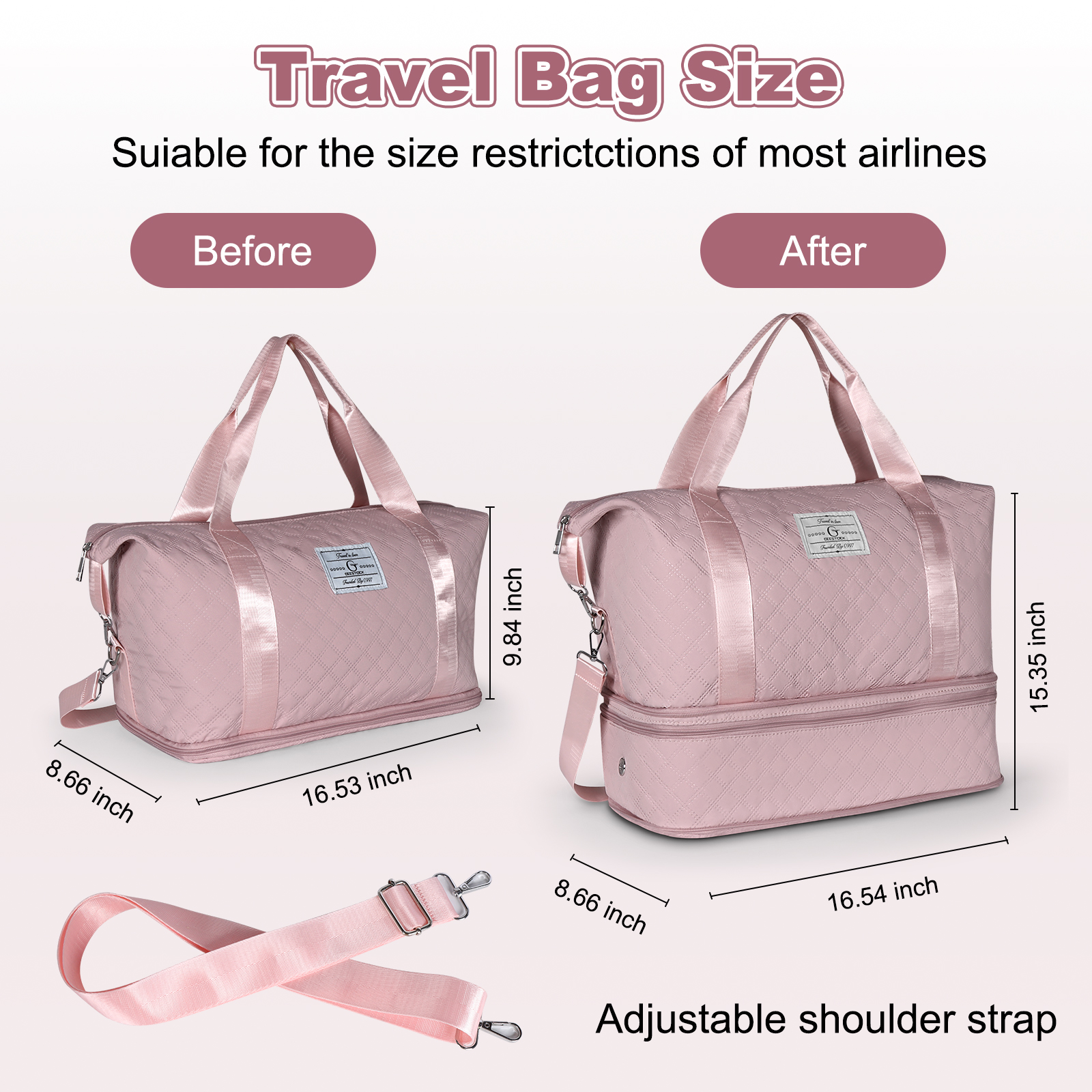 Geestock Travel Duffle Bag for - Women Bags Pk 리뷰 및 가격
