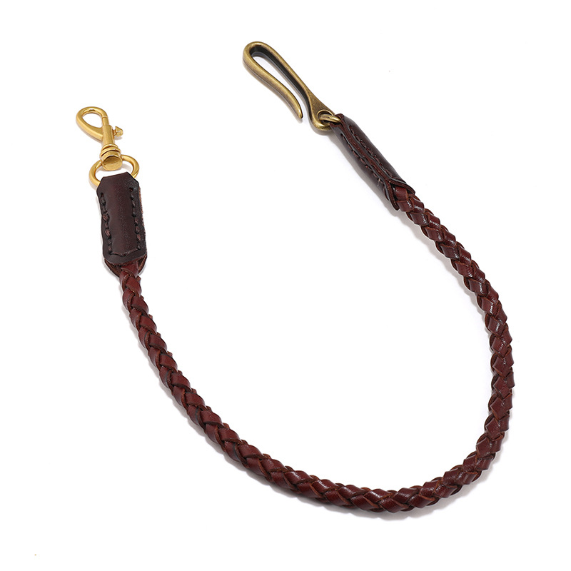 Cowhide Braided Rope Key Rings - Women Bags Pk 리뷰 및 가격
