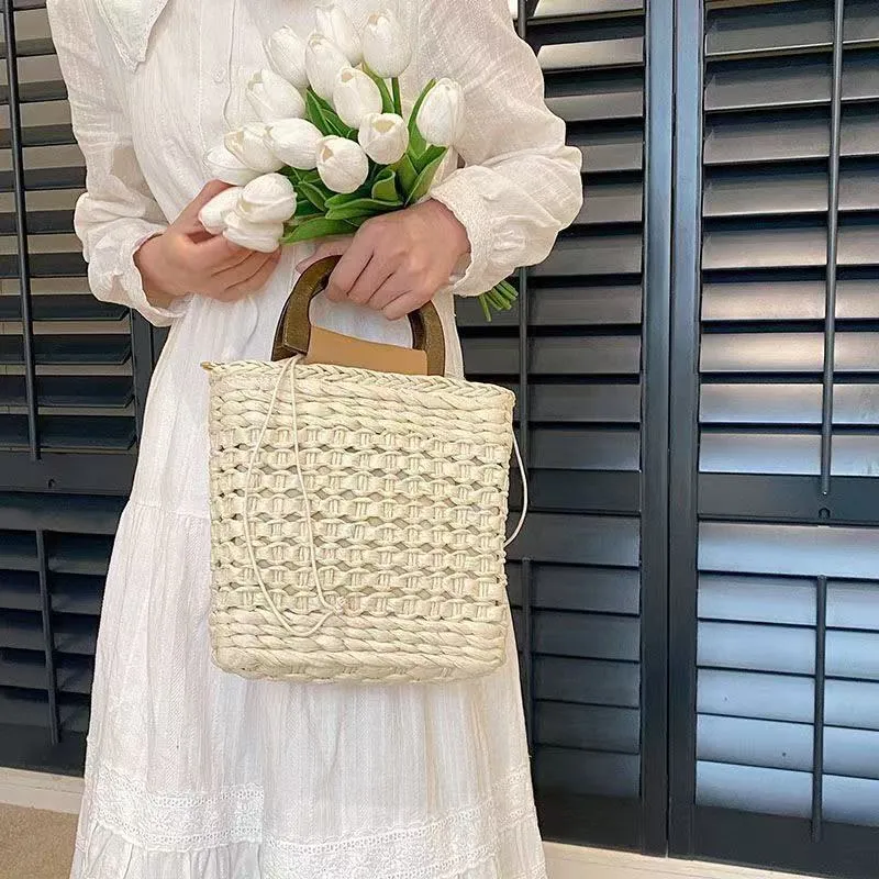 Woven Straw Handbag Large Capa - Women'S Bag 리뷰 및 가격