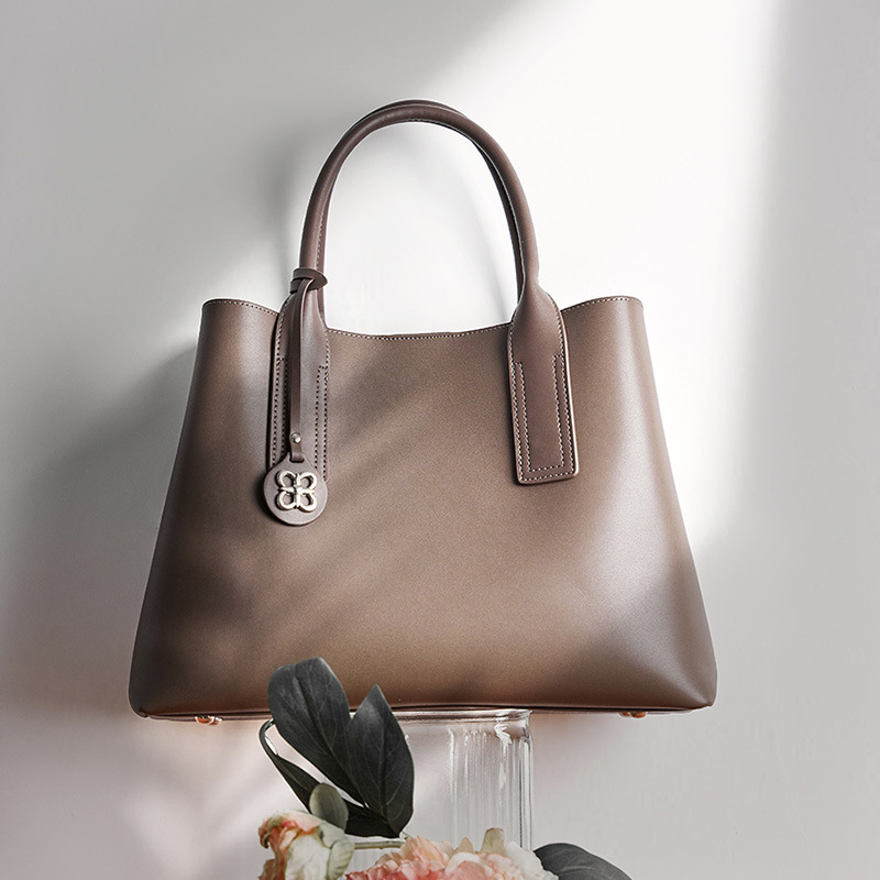 Women Black Genuine Leather St - Top Handle Structured 리뷰 및 가격