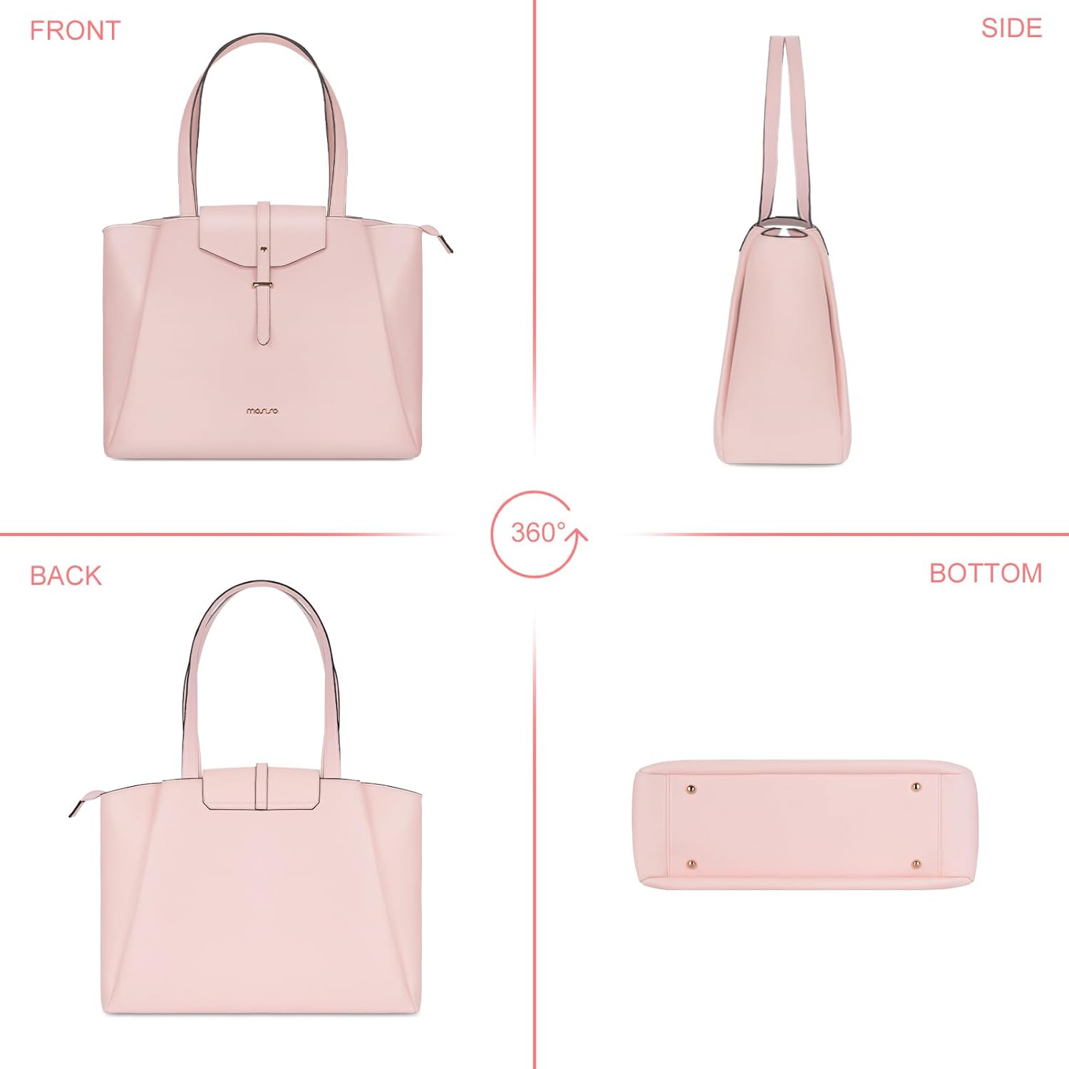 Laptop Tote Bag PU Leather Wom - Women Bags Pk 리뷰 및 가격