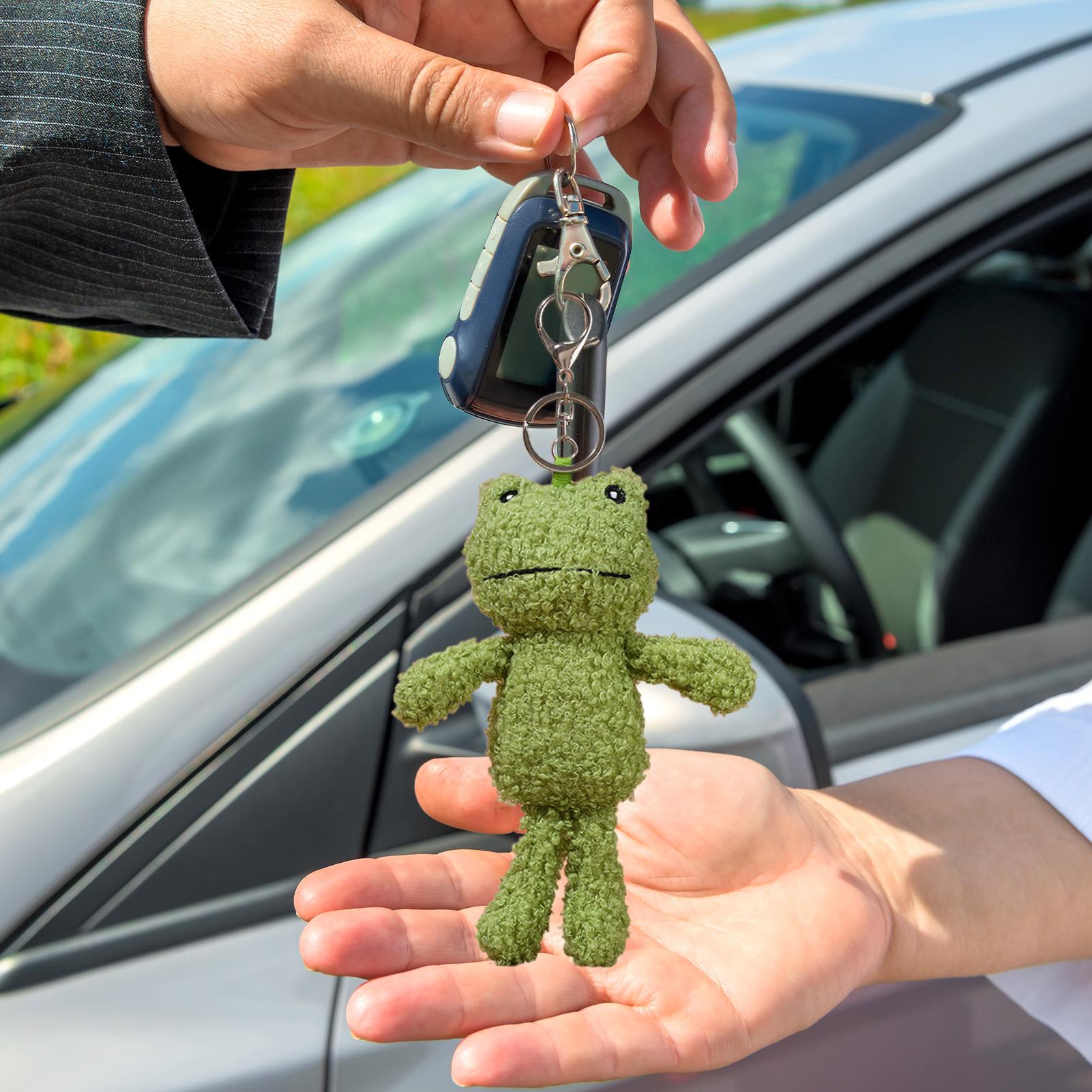 Plush Frog Keychain Bag Charm  - Women Bags Collection 리뷰 및 가격
