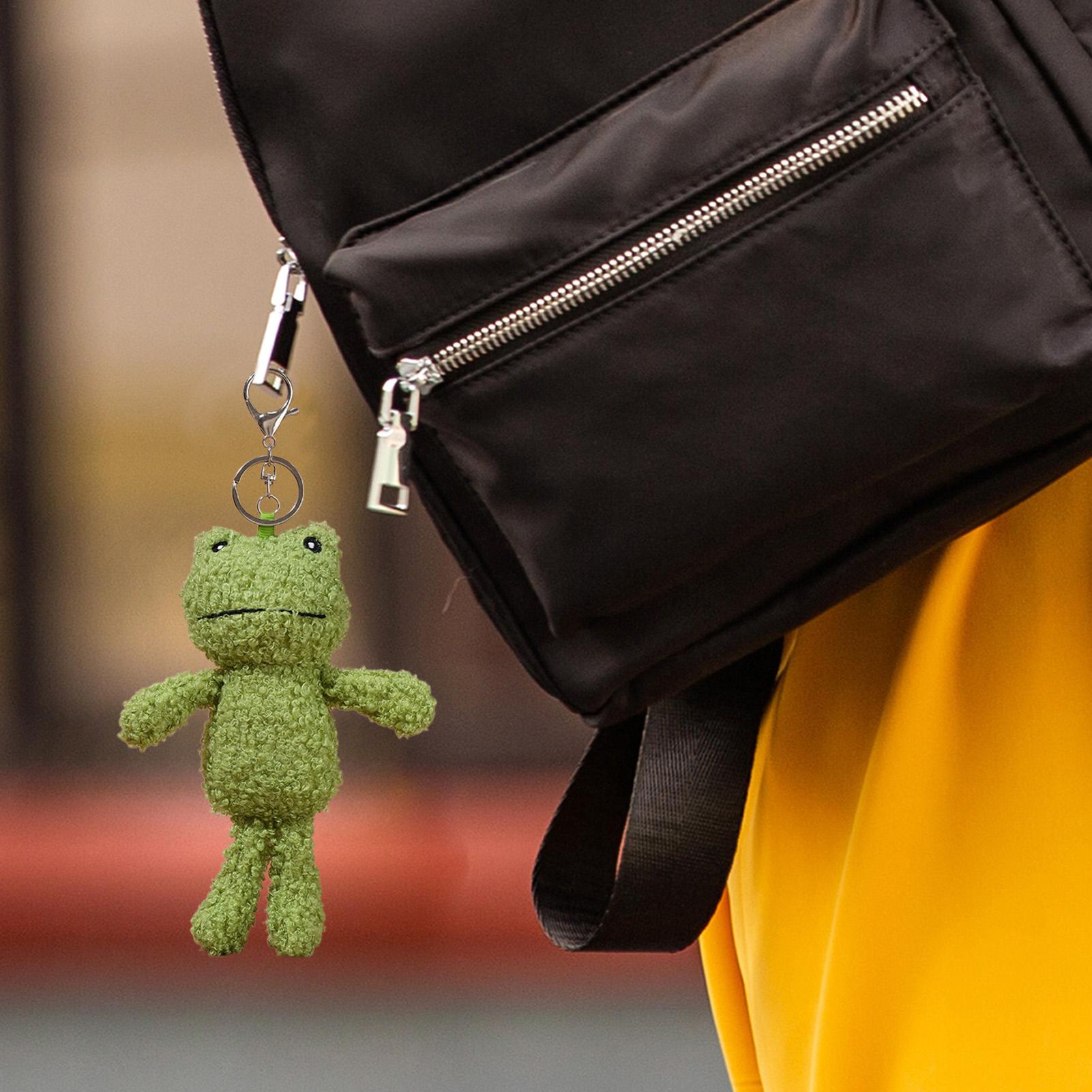 Plush Frog Keychain Bag Charm  - Women Bags Collection 리뷰 및 가격