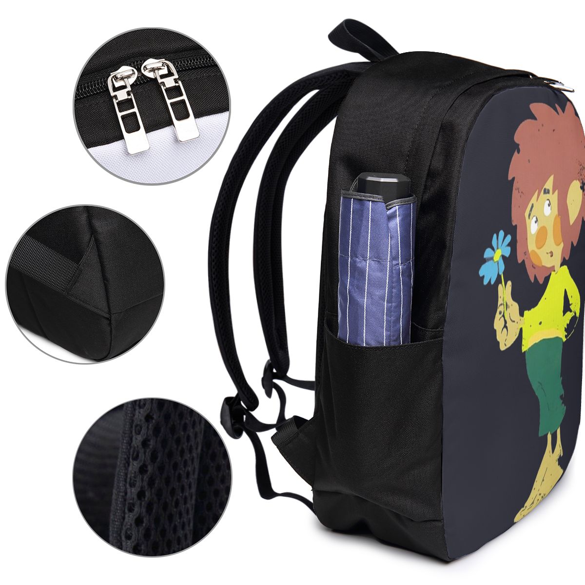 Pumuckl Blume - Figur  Backpac - Women Bags College 리뷰 및 가격