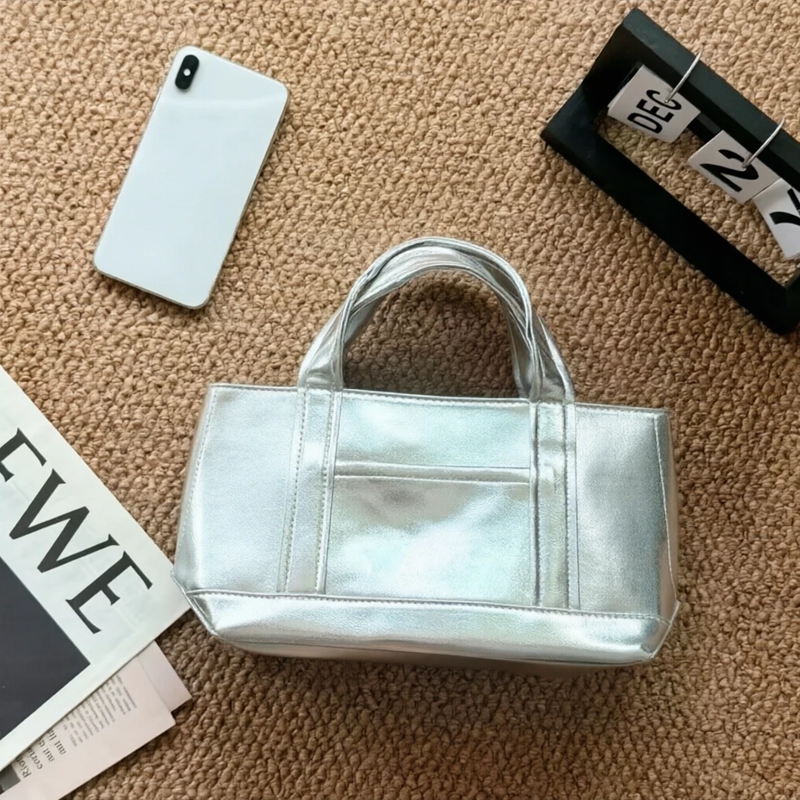 Women Bag Silver Mini Small Sq - Women'S Vogue Bags 리뷰 및 가격