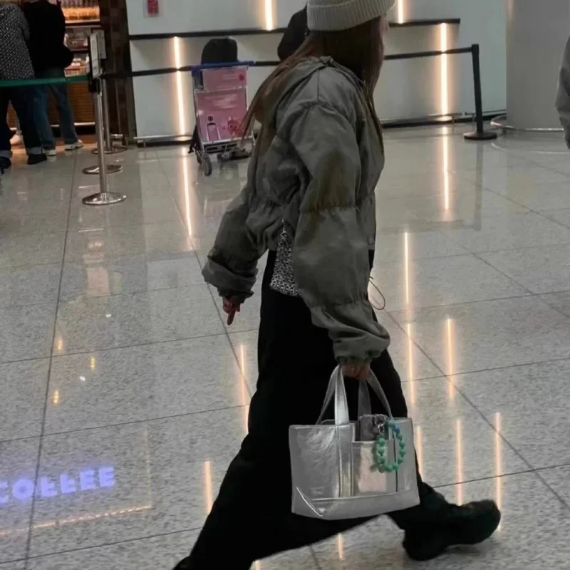 Women Bag Silver Mini Small Sq - Women'S Vogue Bags 리뷰 및 가격