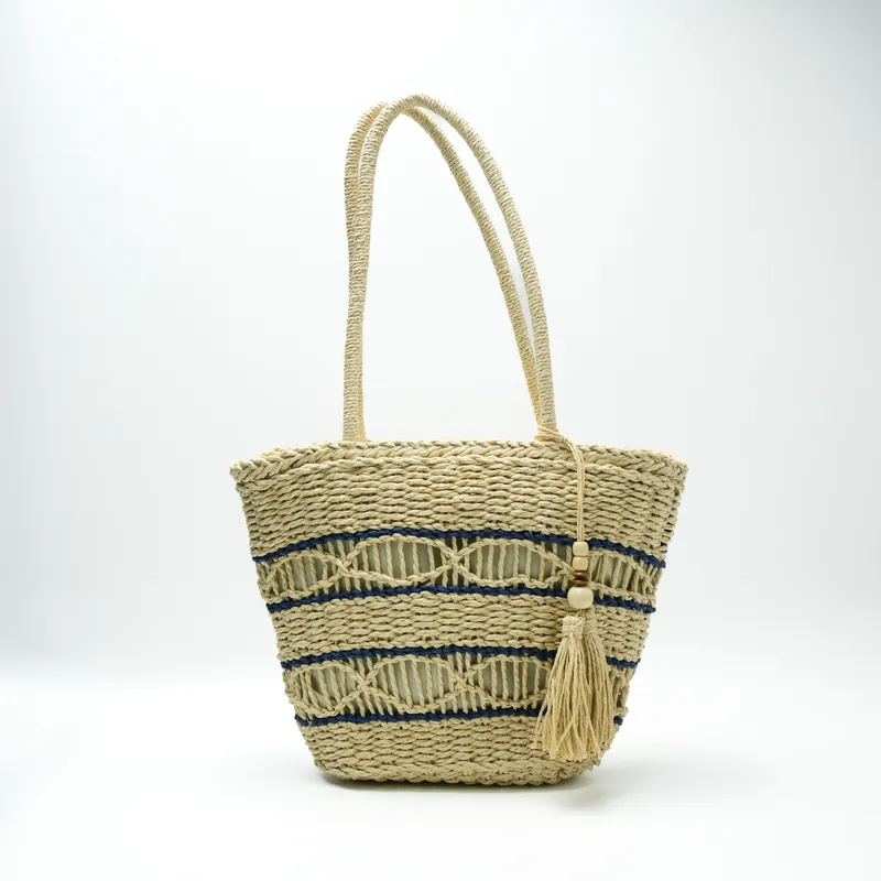 Hollow-Shoulder Straw Tote Bag - Women'S Bag 리뷰 및 가격