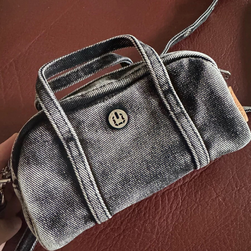 Korean Casual Mini Denim Box B - Women Bags Luxury 리뷰 및 가격