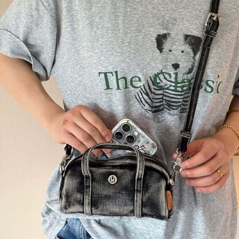 Korean Casual Mini Denim Box B - Women Bags Luxury 리뷰 및 가격