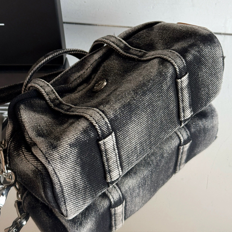 Korean Casual Mini Denim Box B - Women Bags Luxury 리뷰 및 가격