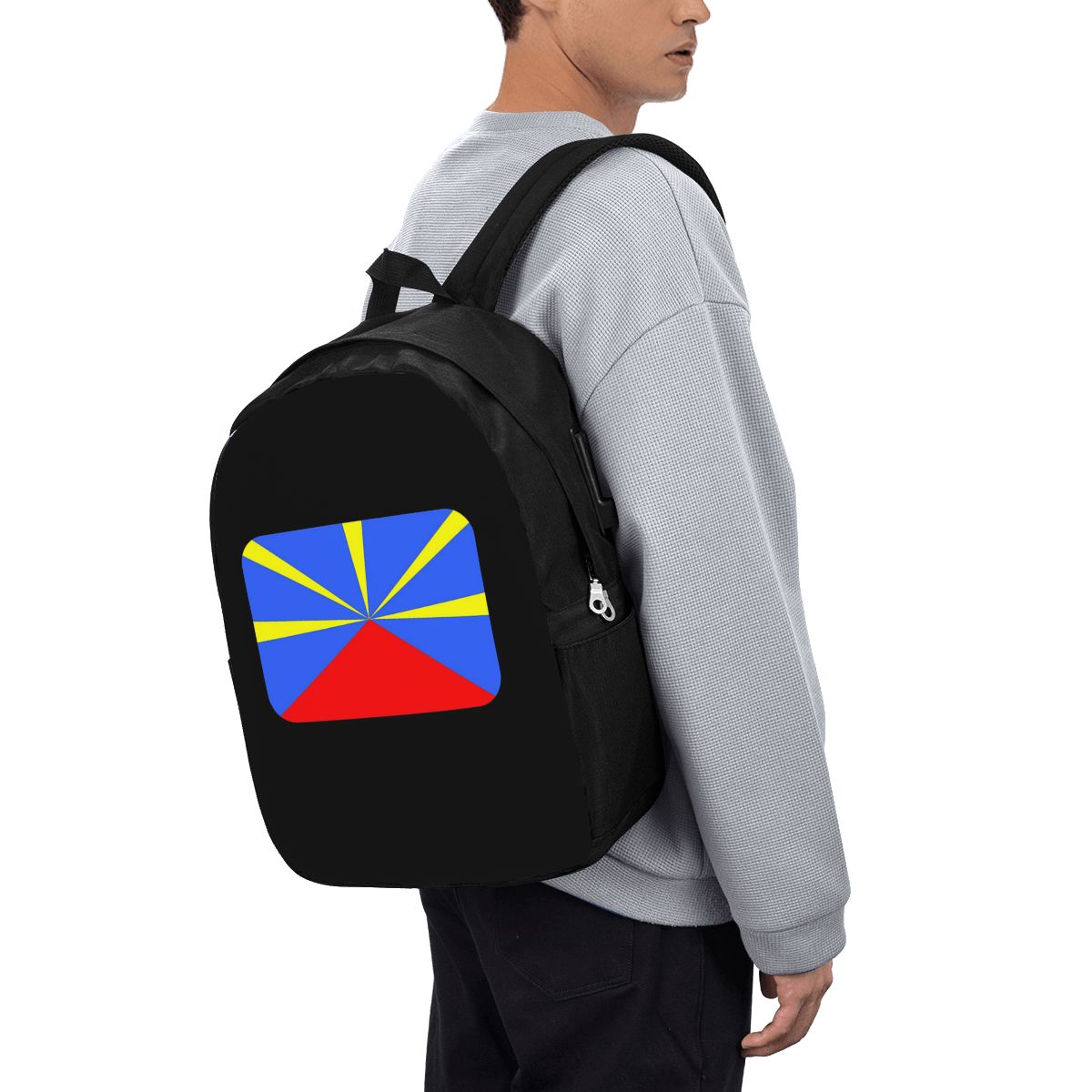 974 Reunion Island Flag Backpa - Women Bags College 리뷰 및 가격