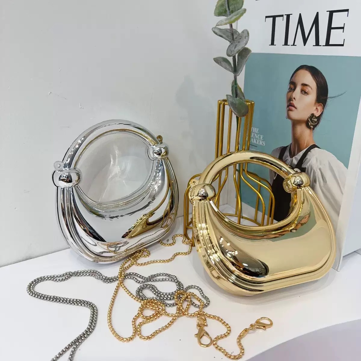 Mini Golden Evening Bag Purses - Women Bags Golden 리뷰 및 가격
