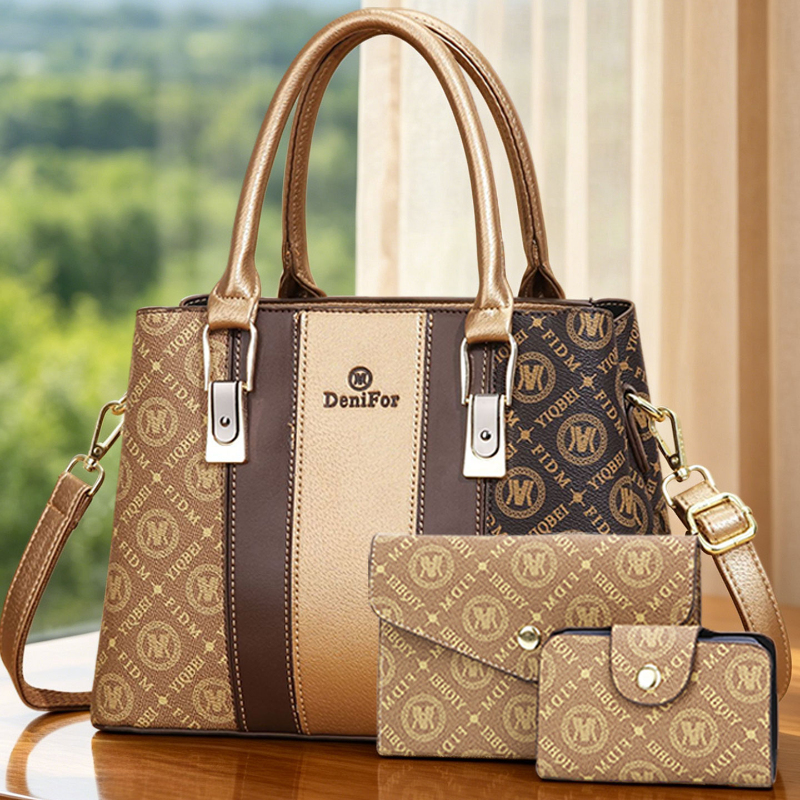 3-piece set of women's handbag - Women Bags Luxury 리뷰 및 가격