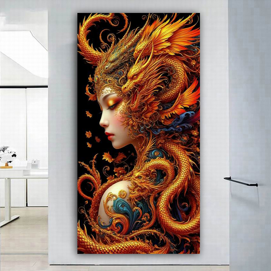 Golden Dragon Woman Picture La - Women Bags Golden 리뷰 및 가격