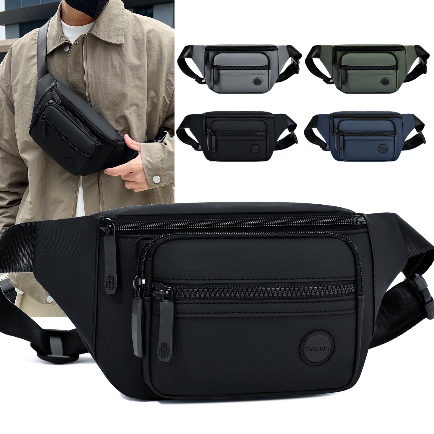 Unisex Waterproof Waist Bag Pa - Women Bags Collection 리뷰 및 가격