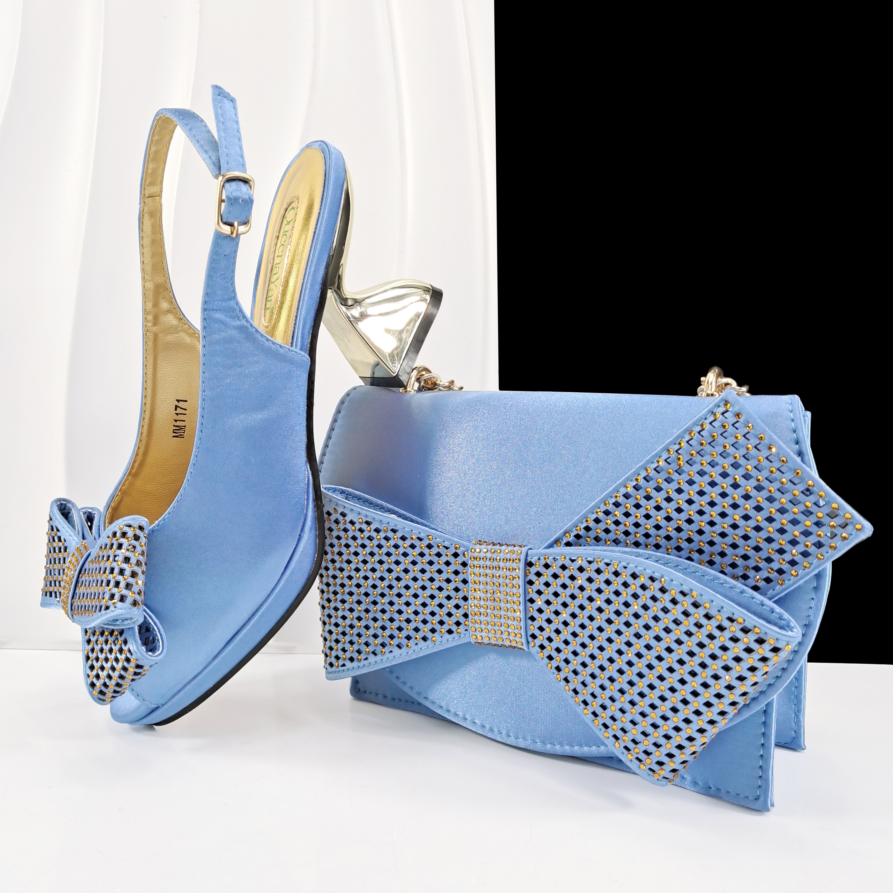 Queena Yan Sky Blue Color Peep - Women Bags Luxury 리뷰 및 가격