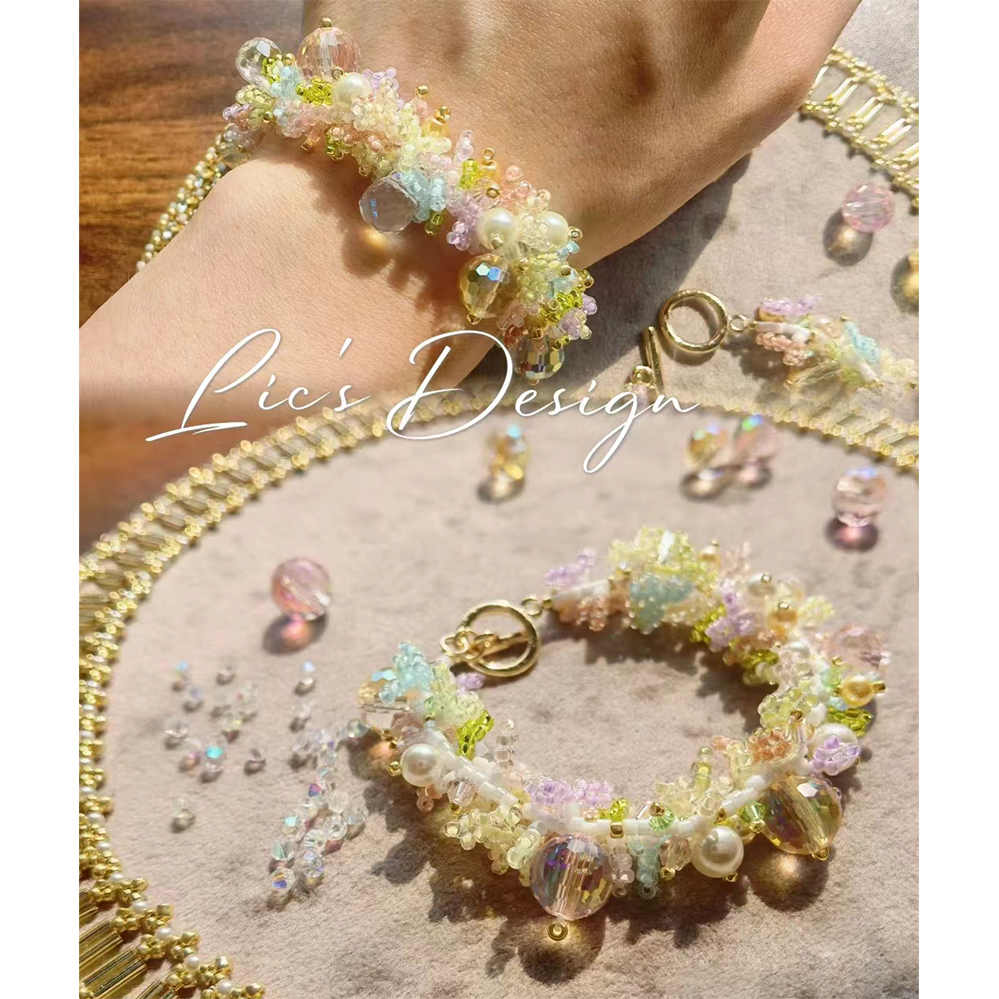 Summer Floral Rice Beads DIY B - Women Bags Handmade 리뷰 및 가격