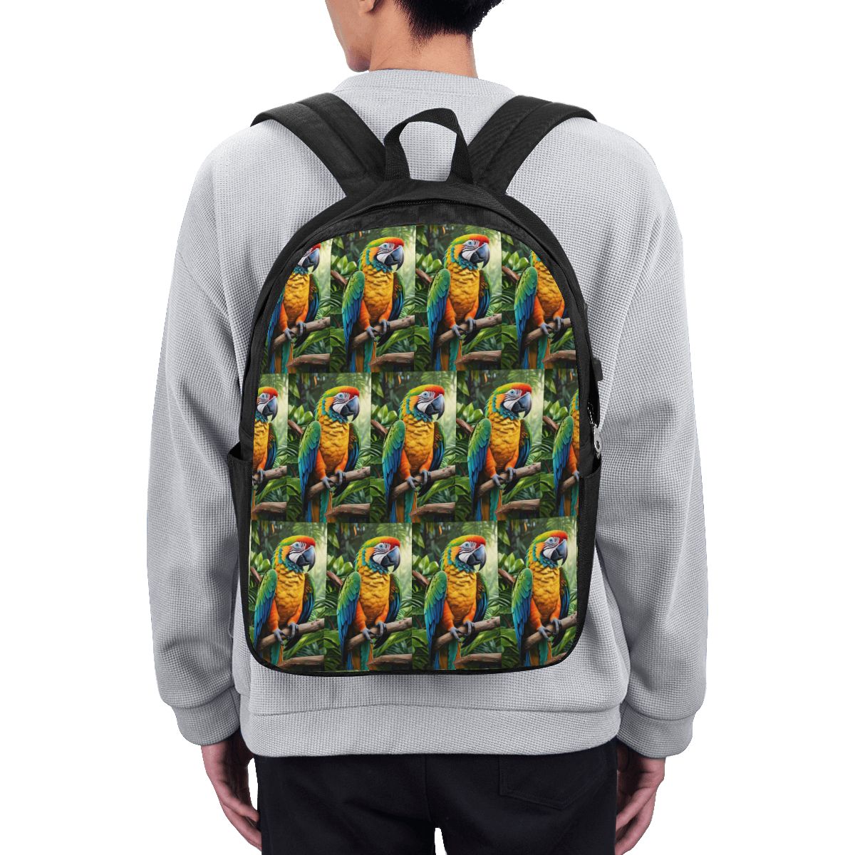 Cute Macaw Parrots Backpack Tr - Women Bags College 리뷰 및 가격