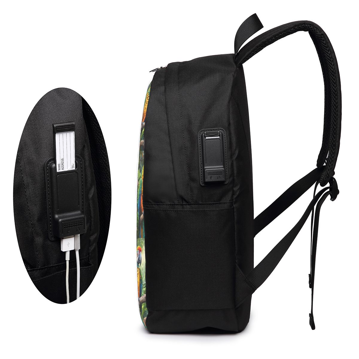 Cute Macaw Parrots Backpack Tr - Women Bags College 리뷰 및 가격