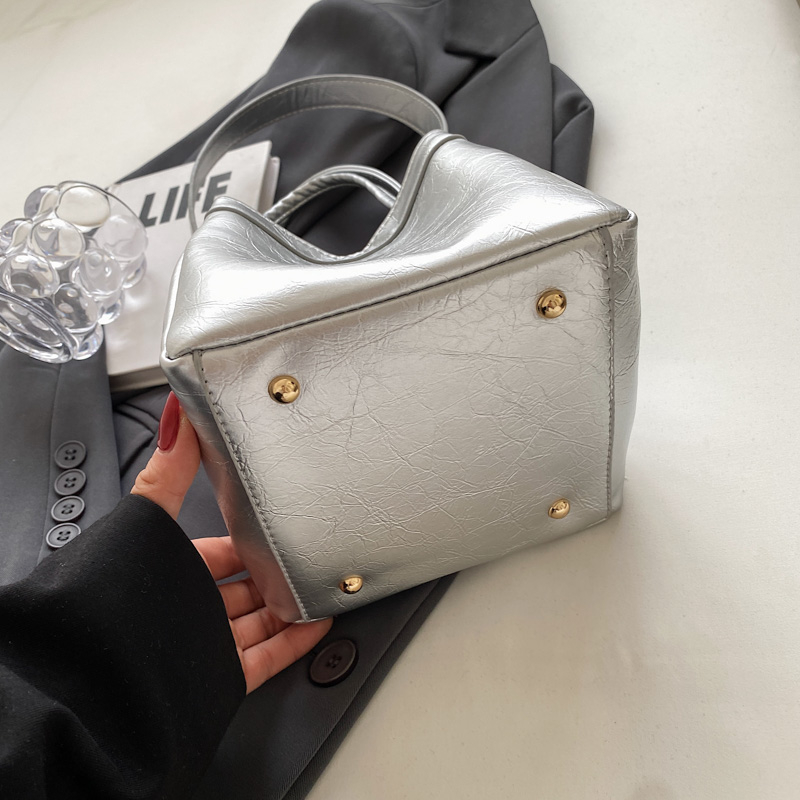 Solid Color Square PU Top-Hand - Women Bags Branded Sale 리뷰 및 가격